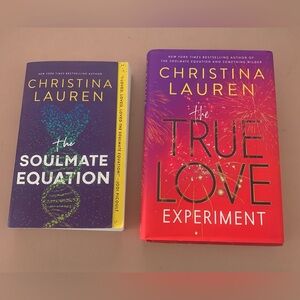 Two Christina Lauren Books - The Soulmate Equation and True Love Experiment